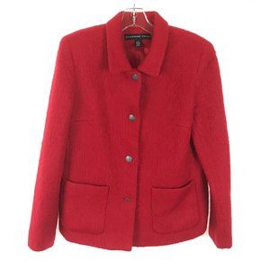 Josephine Chaus Fuzzy Wool Blend Jacket